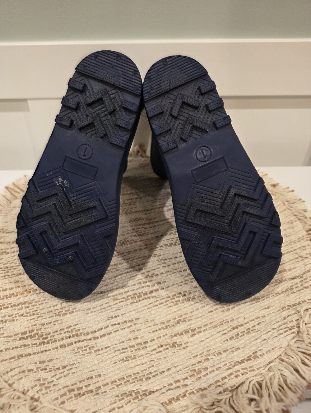 Cat & Jack Kids Size 1Y Navy Blue Rainboots New With Tags Target - Picture 4 of 6